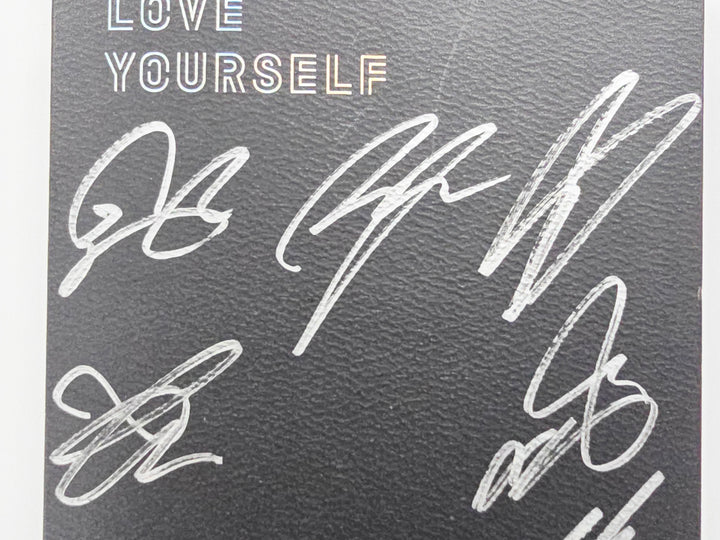 BTS "LOVE YOUR SELF" - Hand Autographed(Signed) Promo Album [26.04.03]