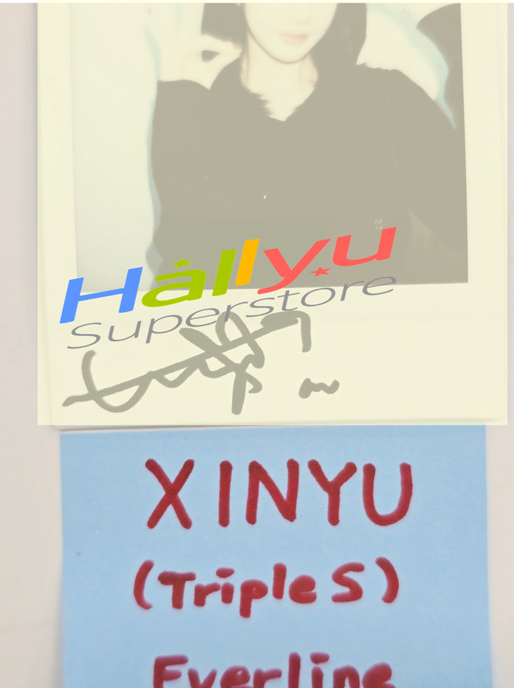 XINYU (of TripleS) - Hand Autographed(Signed) Polaroid [26.04.03]