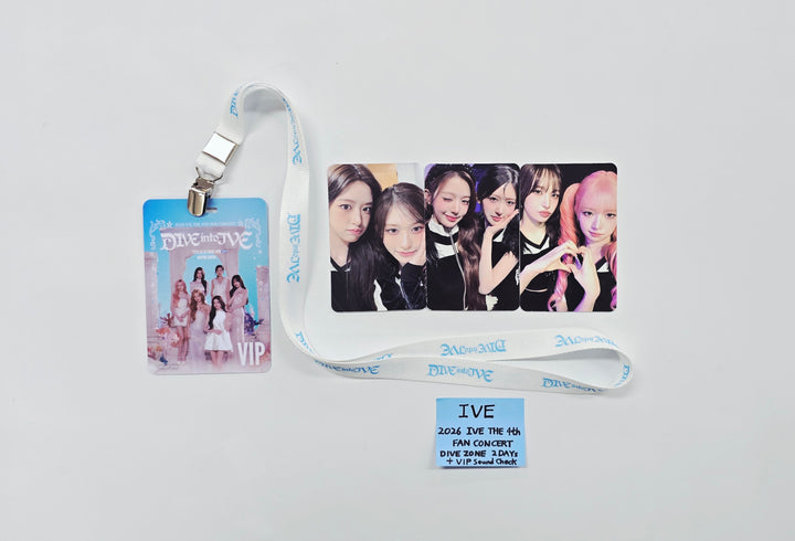 IVE - 2026 IVE The 4th Fan Concert DIVE ZONE 2 Days Unit Photocard, VIP Sound Check Set [26.04.03]