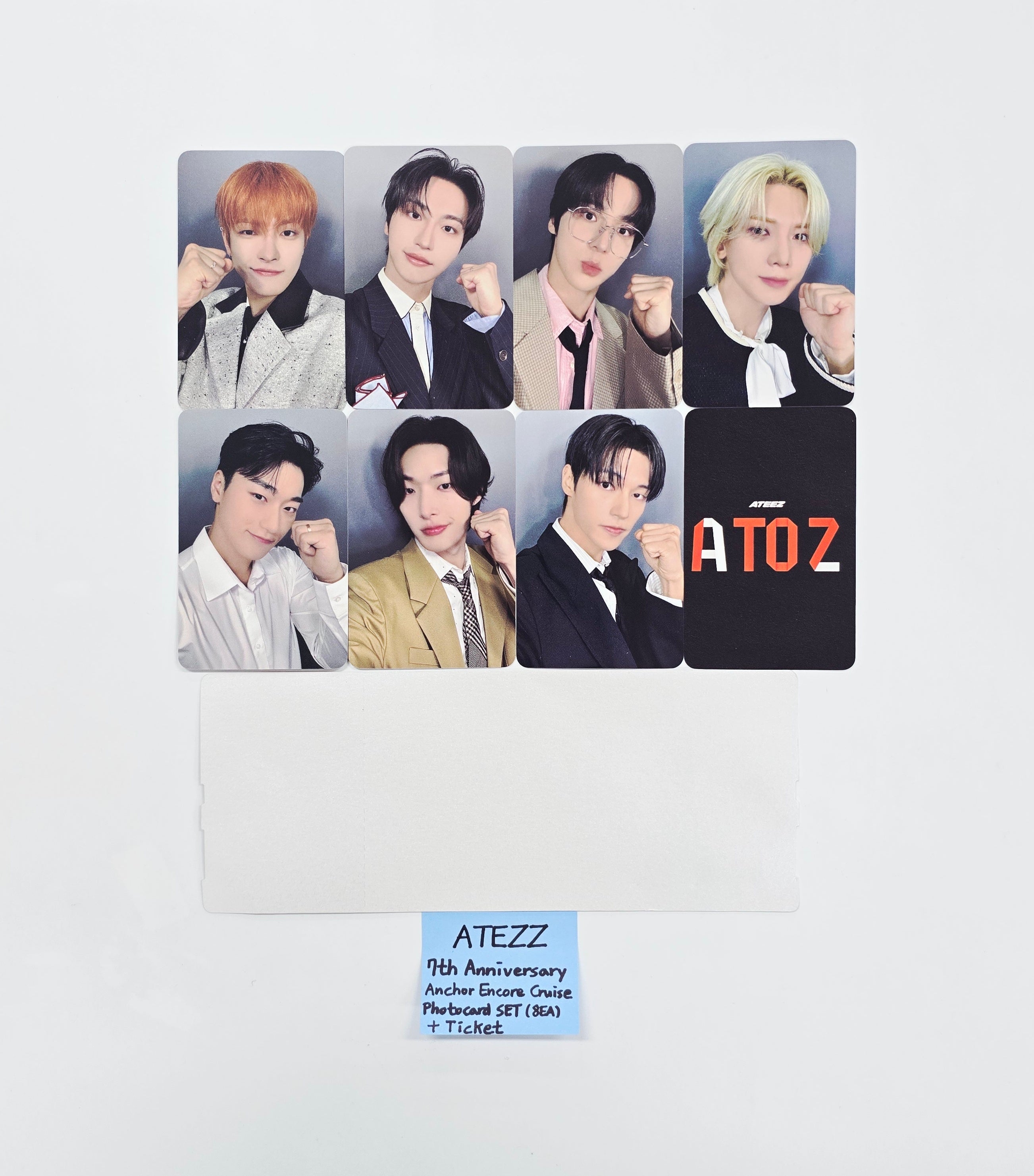ATEEZ - 7th Anniversary Anchor Encore Cruise Ticket + Photocard