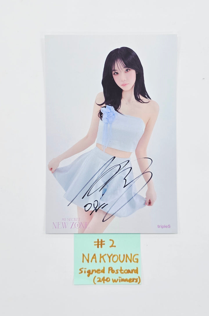 TripleS - Hand Autographed(Signed) Postcard (240 winner) [26.04.06]