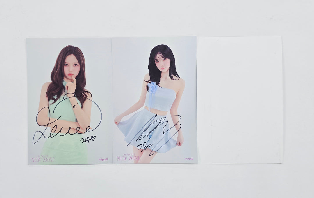 TripleS - Hand Autographed(Signed) Postcard (240 winner) [26.04.06]