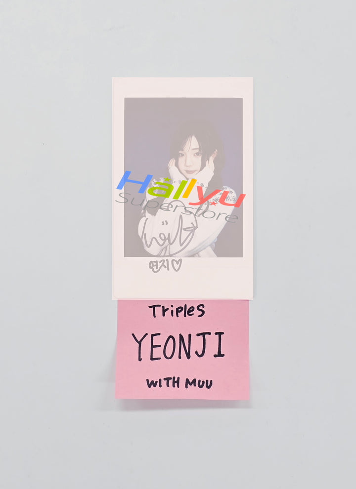 YEONJI (of TripleS) - Hand Autographed(Signed) Polaroid [26.04.07]