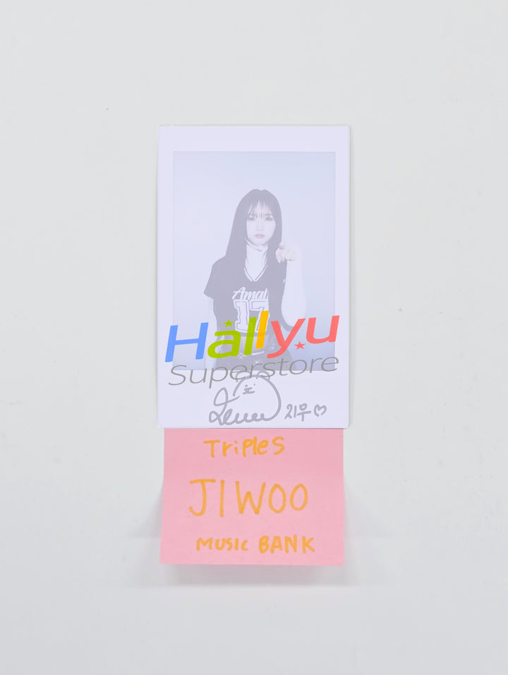 JiWoo (of TripleS) - Hand Autographed(Signed) Polaroid [26.04.07]