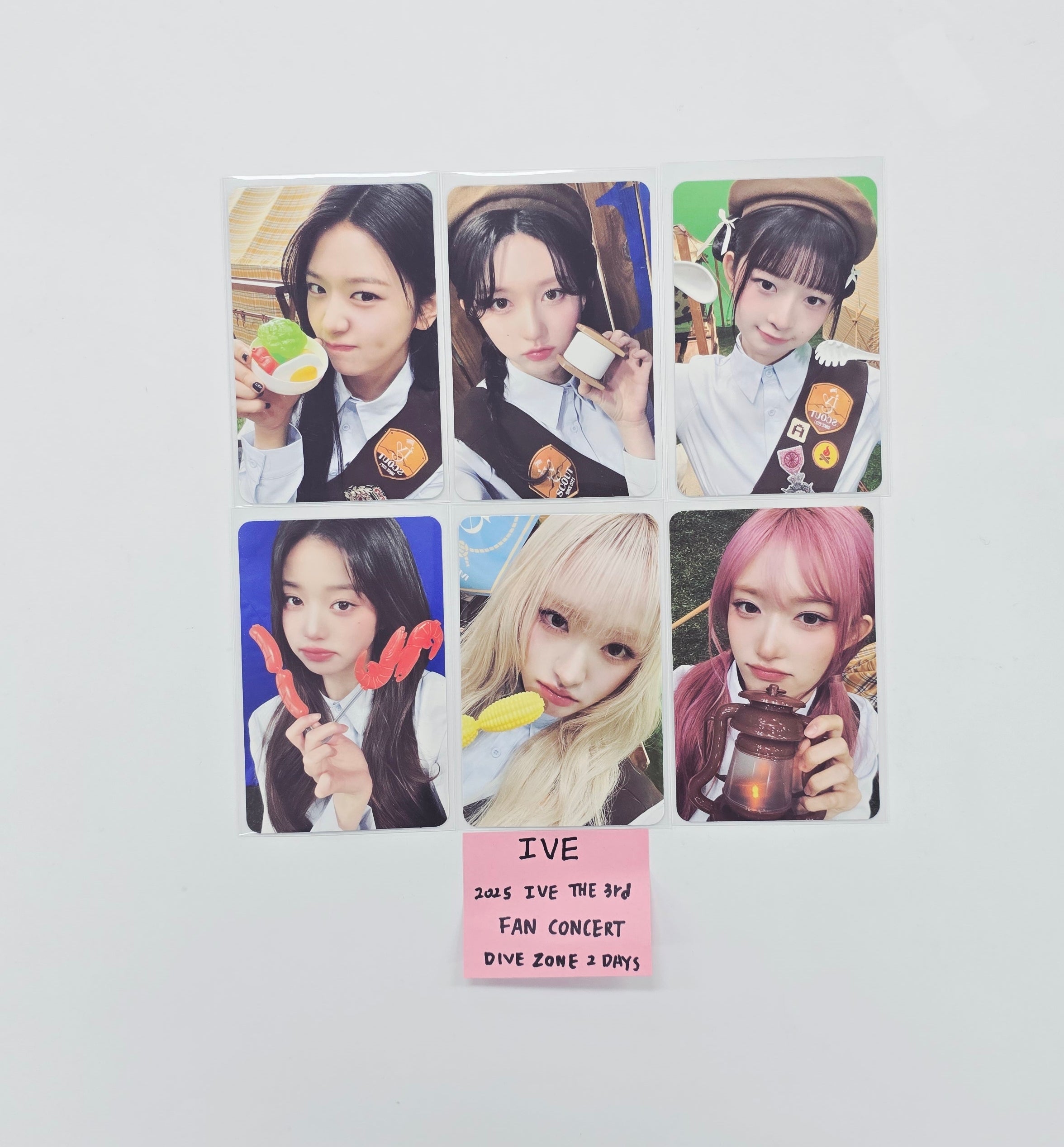 ive magazine ユジン dive zone FC IVE - 2025 IVE The 3rd Fan Concert DIVE ZONE 2 Days Photocards Set