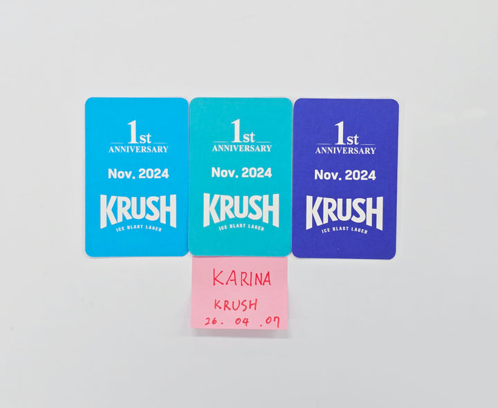 Karina (of Aespa) - Krush Event Photocards Set (3ea) [26.04.07]