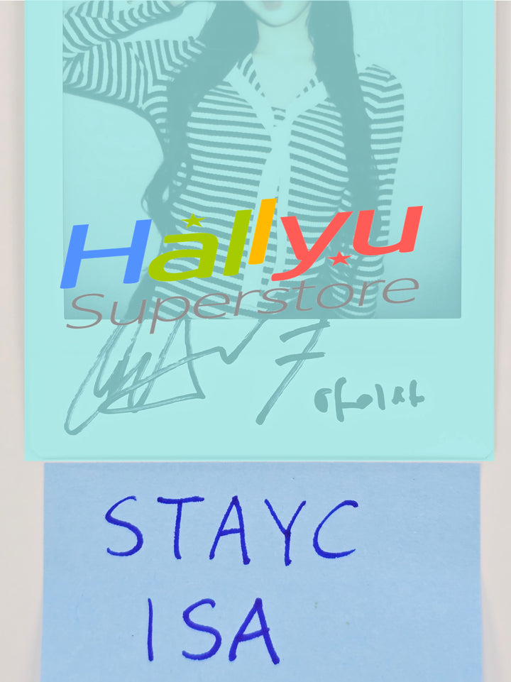 ISA (of StayC) - Hand Autographed(Signed) Polaroid [26.04.08]
