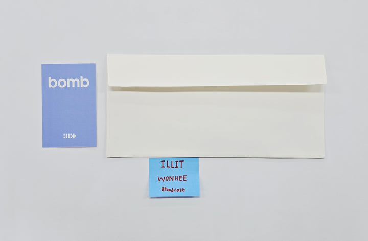 WONHEE (of ILLIT) "bomb" - Broadcast Hand Autographed(Signed) Photocard [26.04.08]