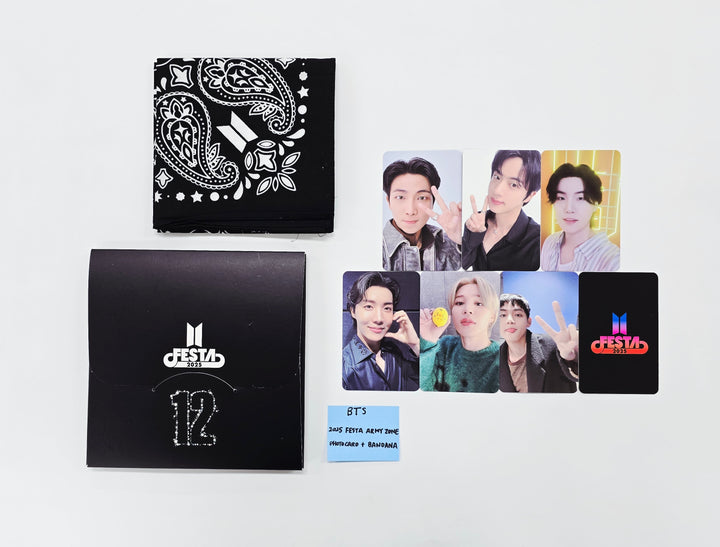 BTS - "FESTA" ARMY Zone Event Photocard + Bandana [26.04.08]