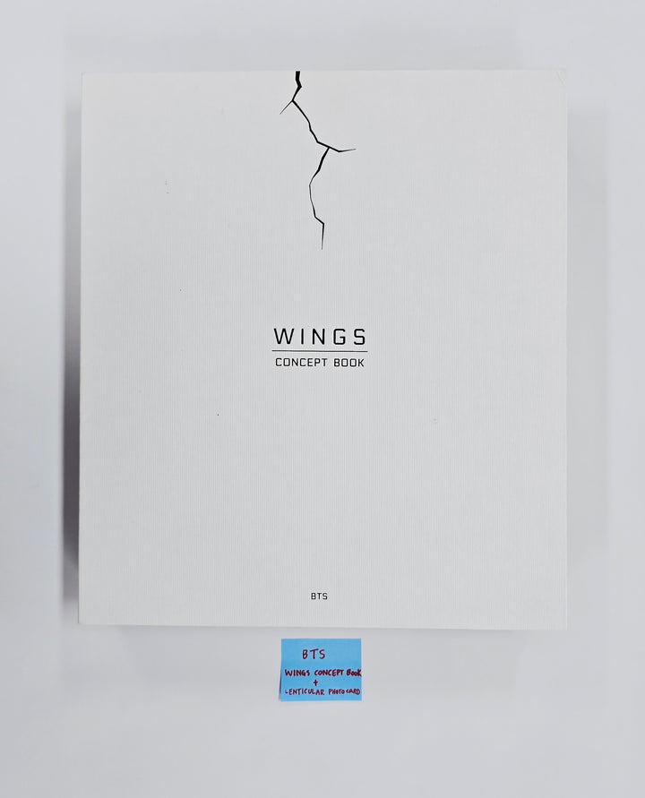 BTS - The WINGS Concept Book + Lenticular Photocard [26.04.08]