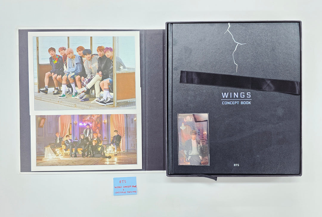 BTS - The WINGS Concept Book + Lenticular Photocard [26.04.08]