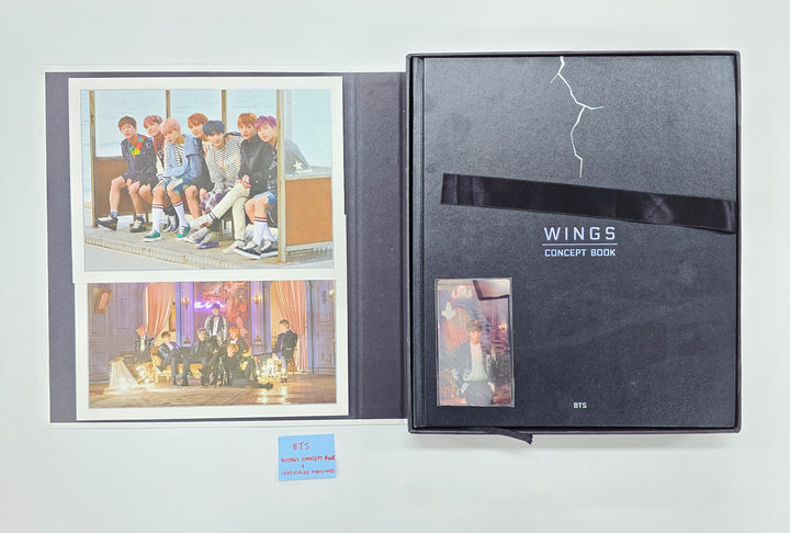 BTS - The WINGS Concept Book + Lenticular Photocard [26.04.08]