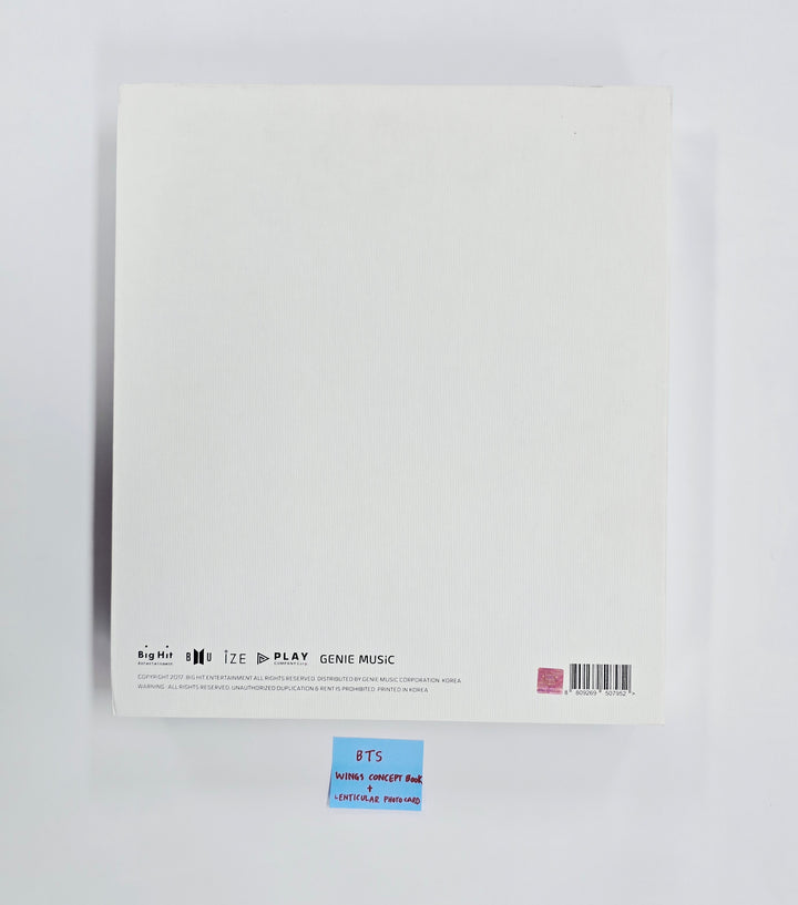 BTS - The WINGS Concept Book + Lenticular Photocard [26.04.08]