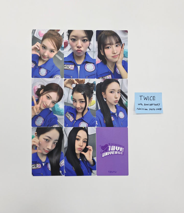 TWICE "10VE UNIVERSE" - 10th ANNIVERSARY Pop-UP Event Photocards Set (9EA) [26.04.08]