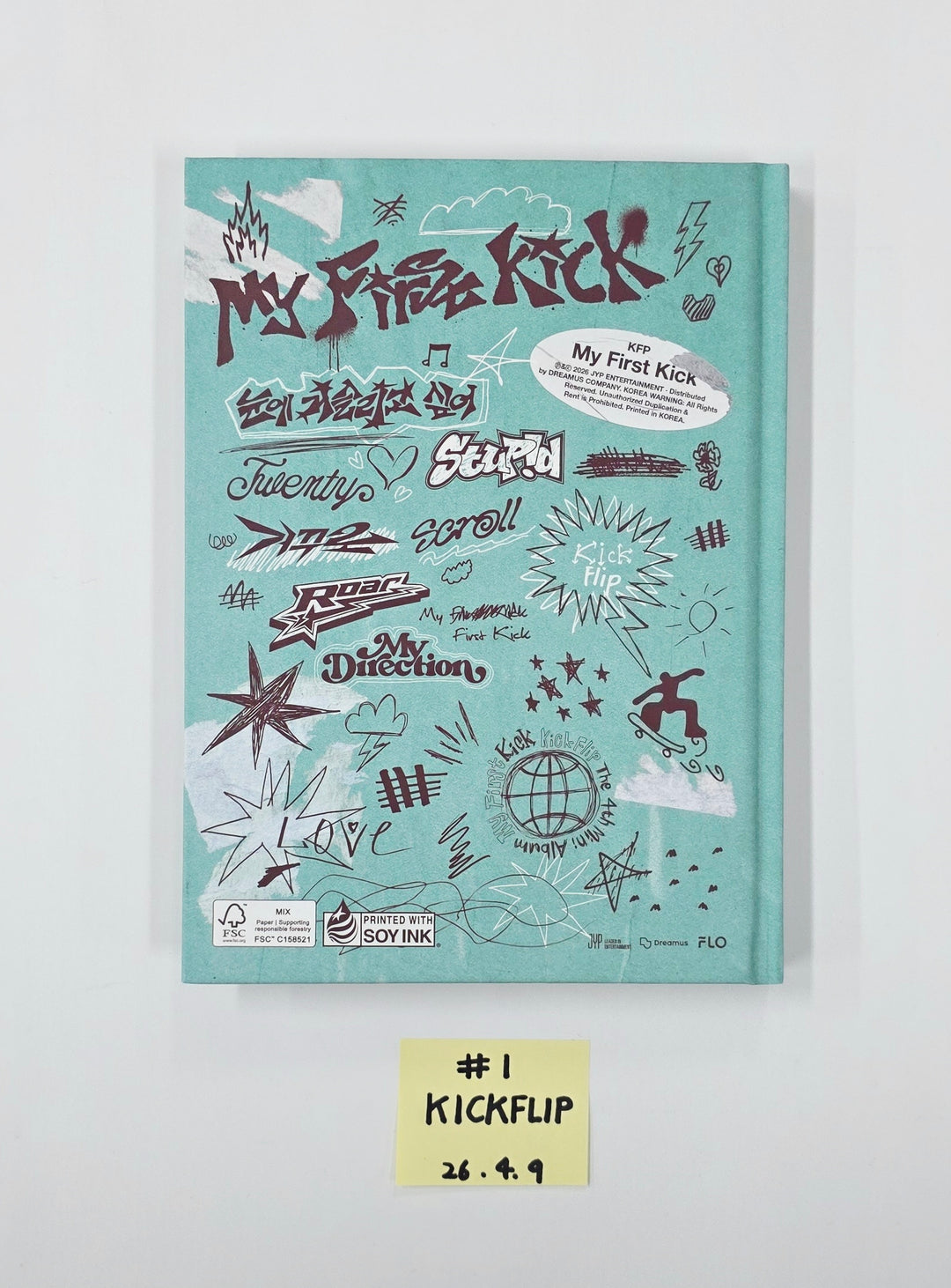 KickFlip "My First Kick" - Hand Autographed(Signed) Promo Album [26.04.09]