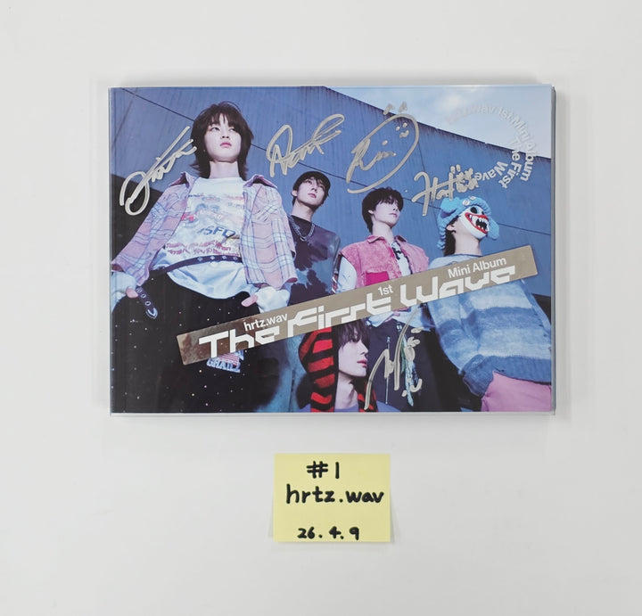 hrtz.wav "The First Wave" - Hand Autographed(Signed) Promo Album [26.04.09]