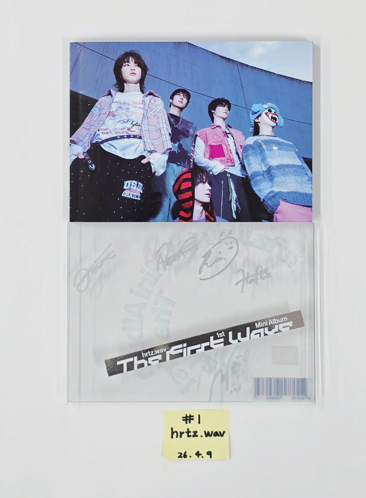 hrtz.wav "The First Wave" - Hand Autographed(Signed) Promo Album [26.04.09]