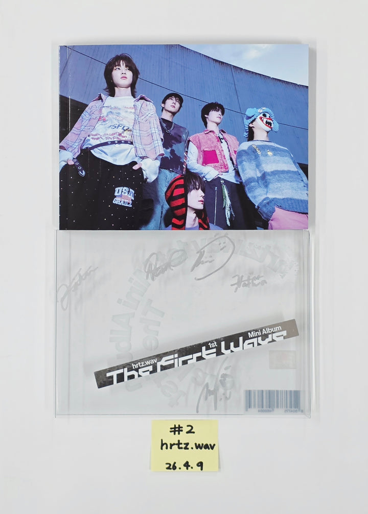 hrtz.wav "The First Wave" - Hand Autographed(Signed) Promo Album [26.04.09]