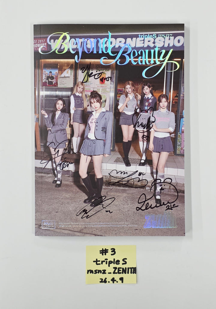 TripleS_msnz "Beyond Beauty" - Hand Autographed(Signed) Promo Album [26.04.09]