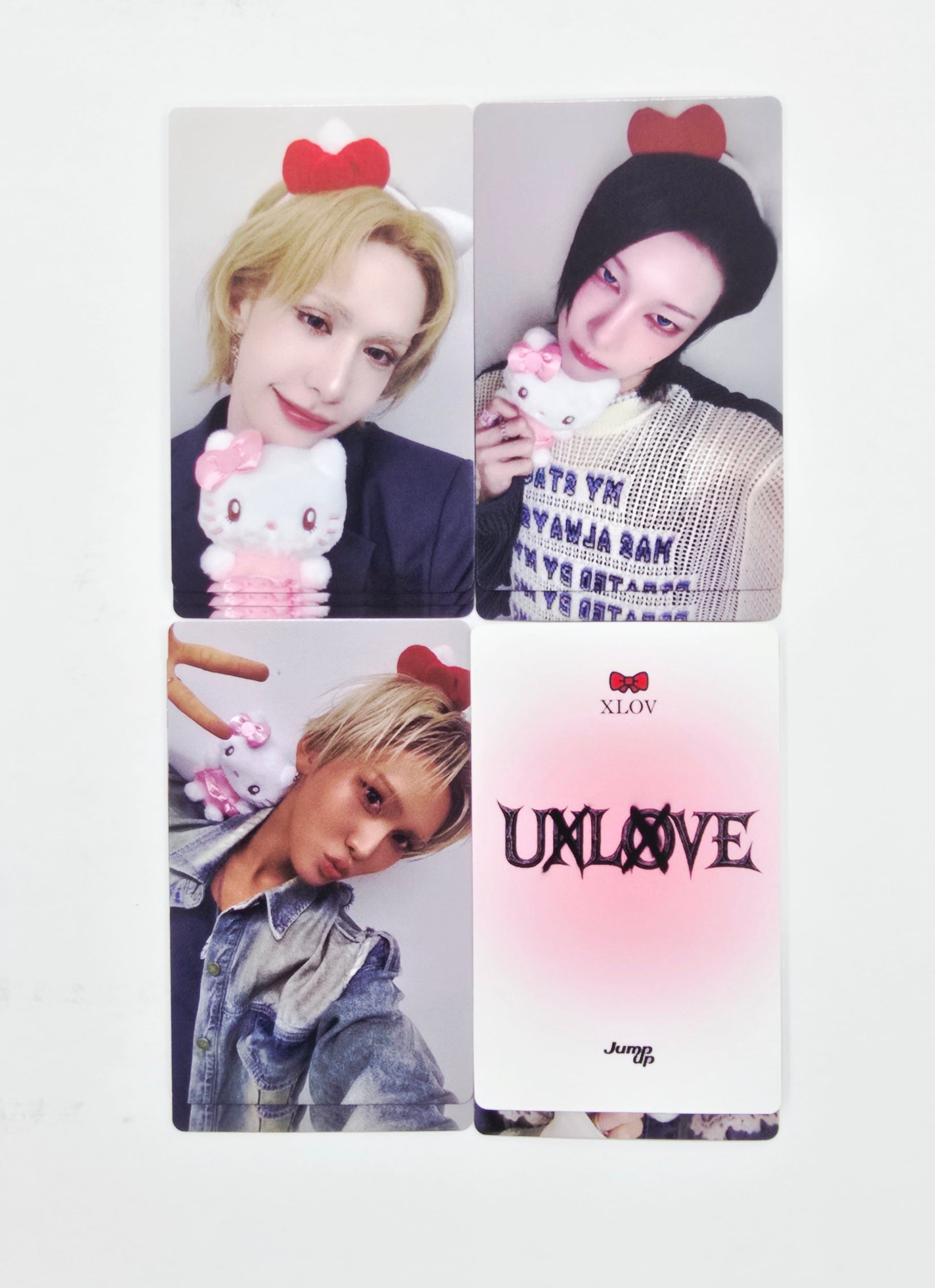 Special Up Jump Card Album UXLXVE Xlov 4Pcs upトレカ ルイJump XLOV Postcard Film Bright タレントカード