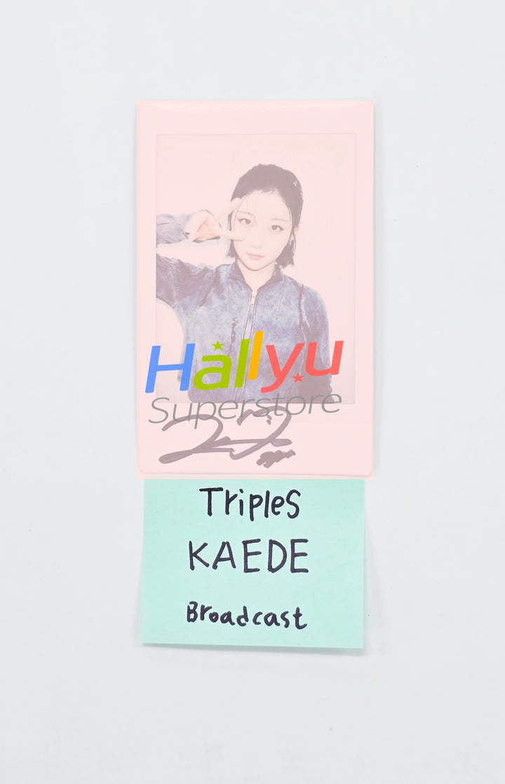 KAEDE (of TripleS) - Hand Autograhped(Signed) Polaroid [26.04.09]