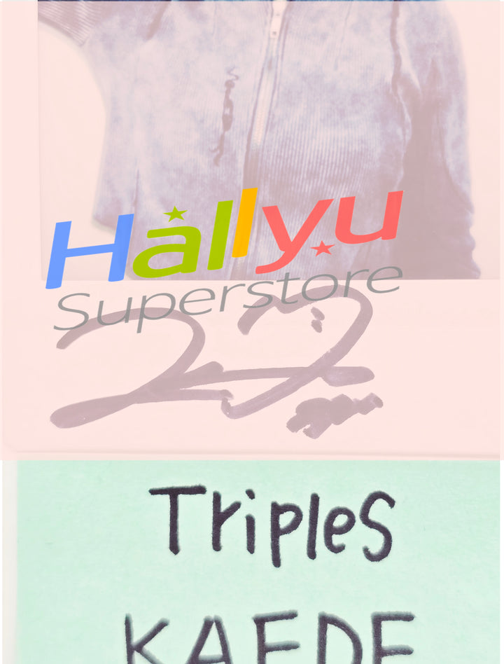KAEDE (of TripleS) - Hand Autograhped(Signed) Polaroid [26.04.09]