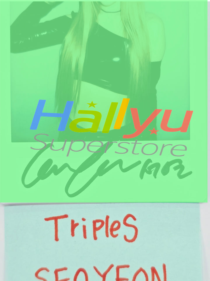 SEOYEON (of TripleS) - Hand Autographed(Signed) Polaroid [26.04.09]
