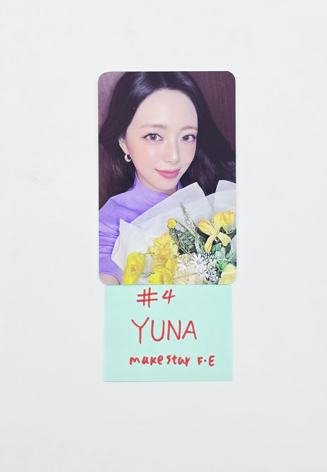 YUNA (of ITZY) "Ice Cream" - Makestar Fansign Event Photocard [26.04.09]