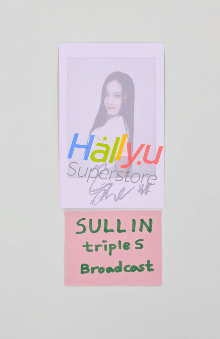 SULLIN (of TripleS) - Hand Autographed(Signed) Polaroid [26.04.10]