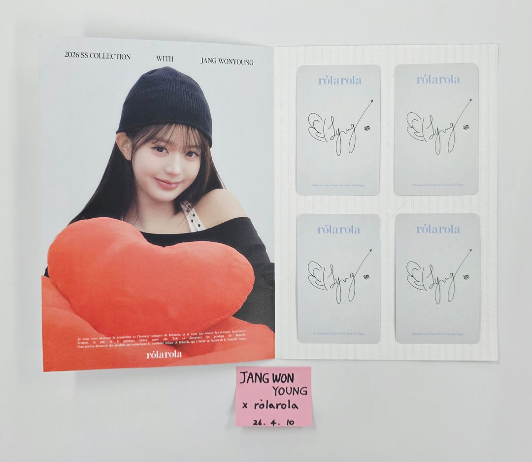 Jang Wonyoung (of IVE) - Rolarola Event Photocards Set (4ea) [26.04.10]
