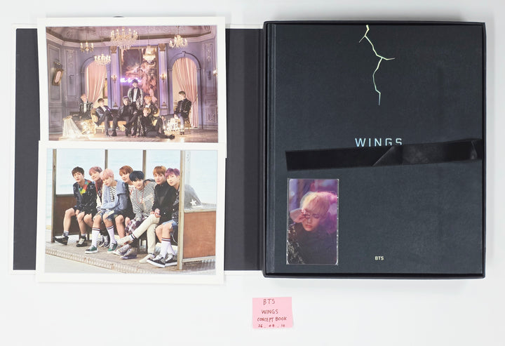 BTS - The WINGS Concept Book + Lenticular Photocard [26.04.10]