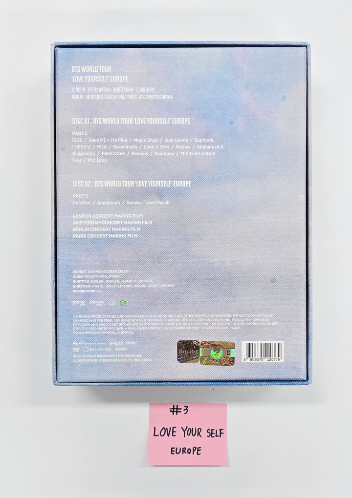 BTS - "LOVE YOUR SELF" DVD (EUROPE ver.) [26.04.10]