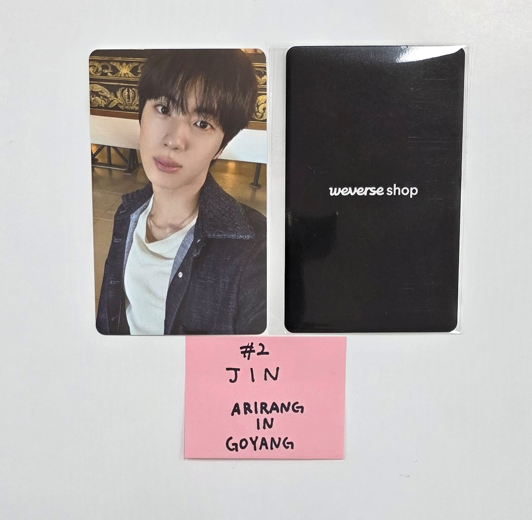 BTS - BTS World Tour "Arirang" in Goyang Weverse Album Event Photocard (Set ver.) [26.04.11]