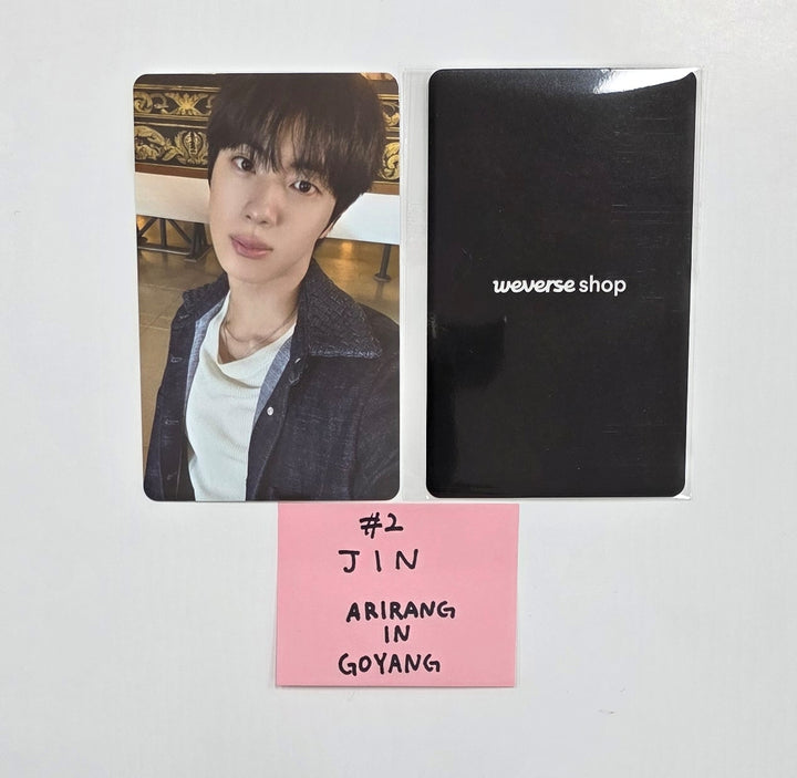 BTS - BTS World Tour "Arirang" in Goyang Weverse Album Event Photocard (Set ver.) [26.04.11]