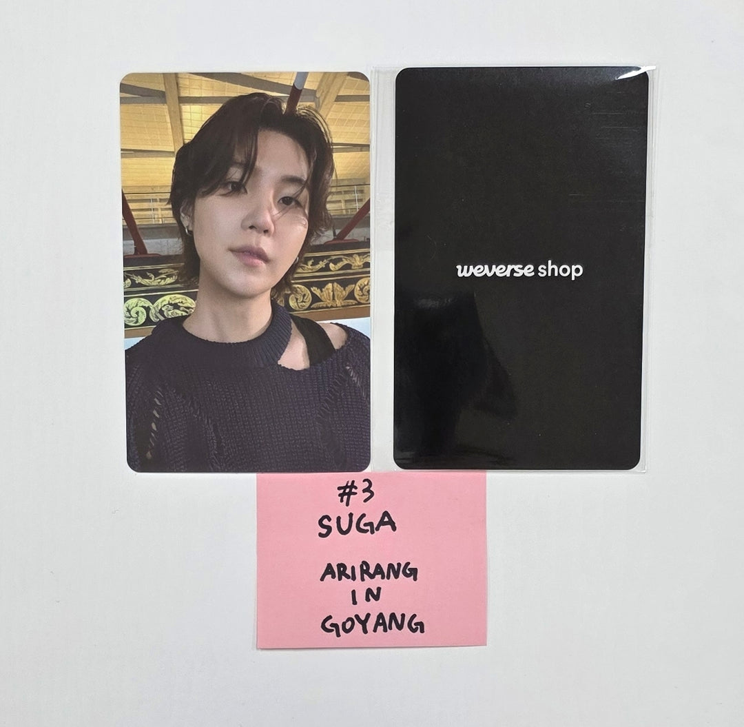 BTS - BTS World Tour "Arirang" in Goyang Weverse Album Event Photocard (Set ver.) [26.04.11]