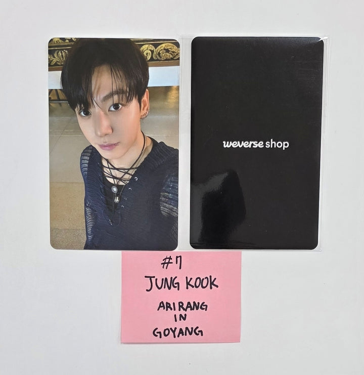 BTS - BTS World Tour "Arirang" in Goyang Weverse Album Event Photocard (Set ver.) [26.04.11]