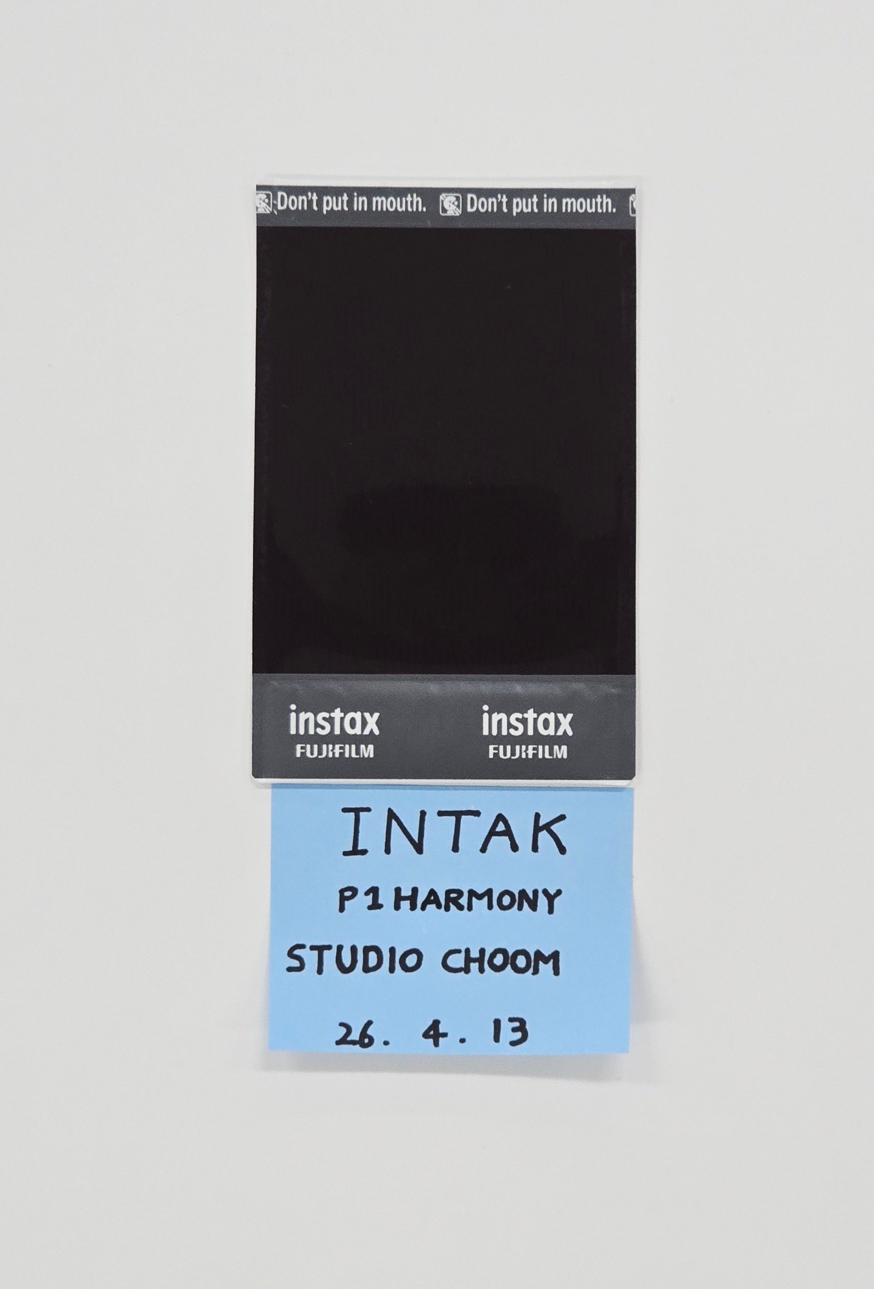 INTAK (of P1harmony) - Hand Autographed(Signed) Polaroid [26.04.13