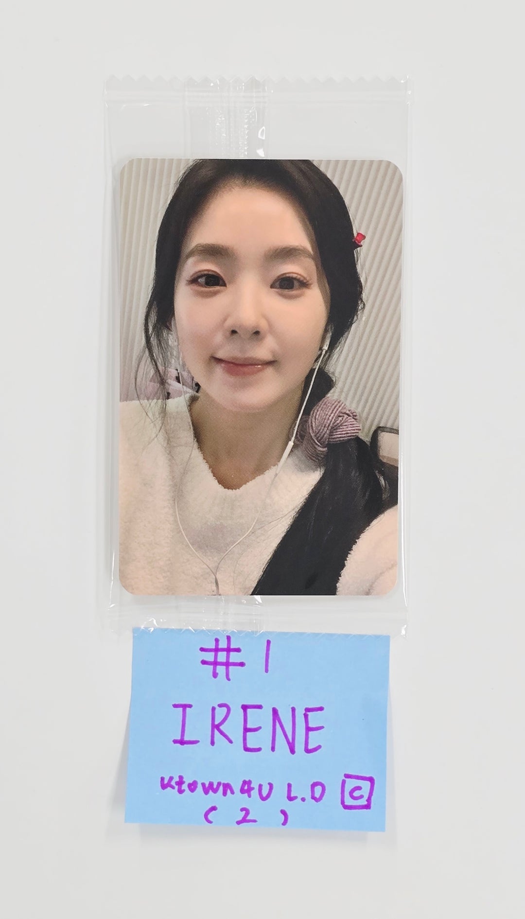 IRENE (of Red Velvet) "Biggest Fan" - Ktown4U Lucky Draw Event Photocard, Polaroid type Photocard (Compact Ver.) [26.04.13]