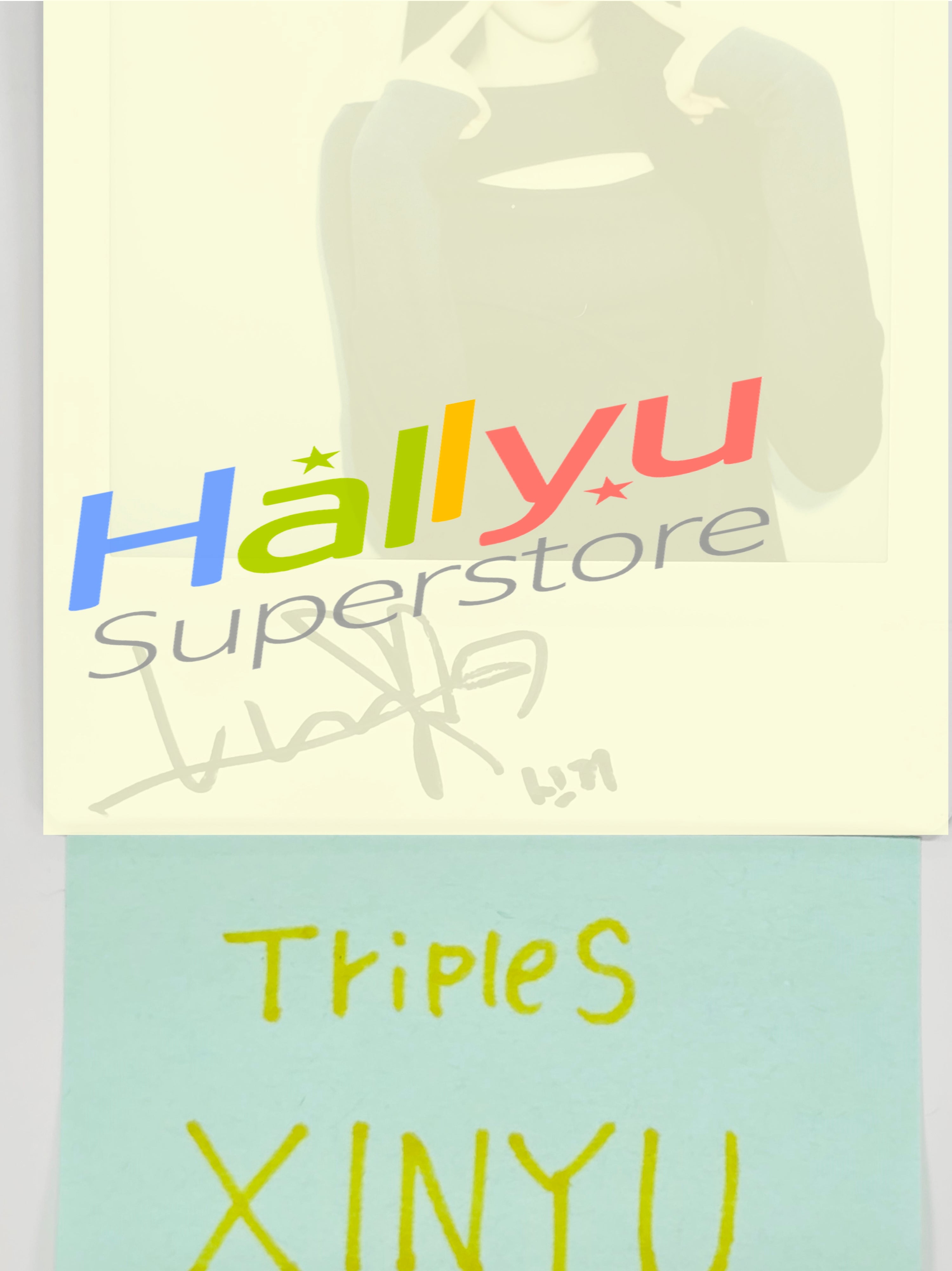 XINYU (of TripleS) - Hand Autographed(Signed) Polaroid (2) [26.04