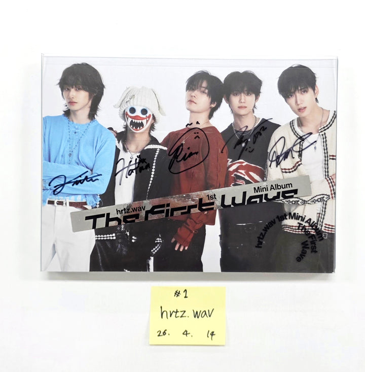 hrtz.wav "The First Wave" - Hand Autographed(Signed) Promo Album [26.04.14]