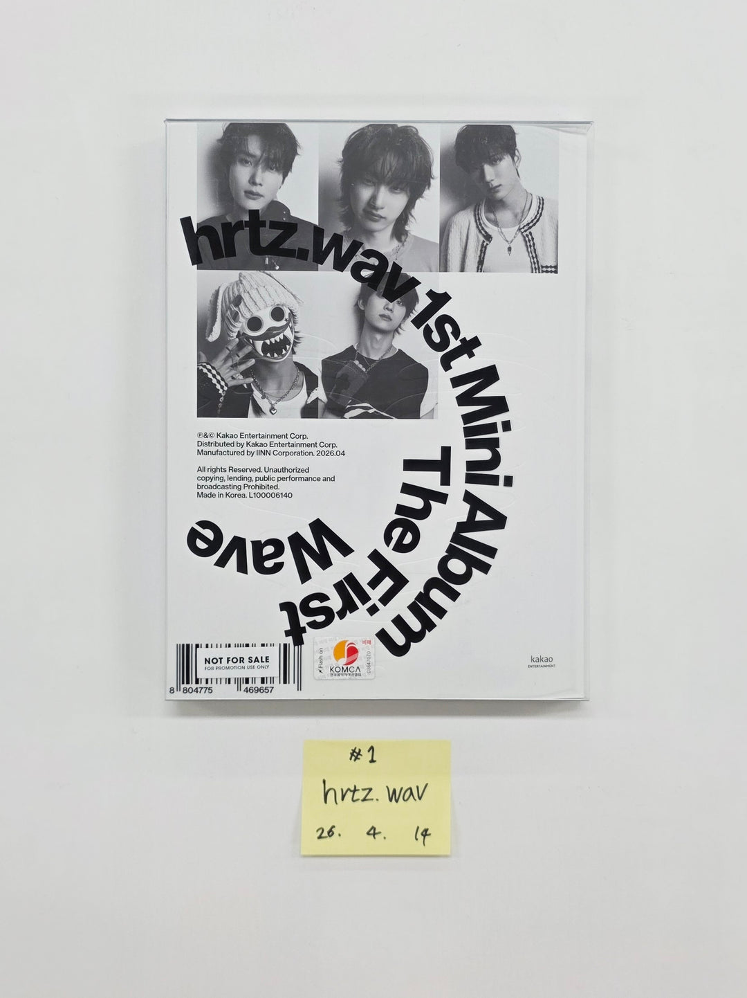 hrtz.wav "The First Wave" - Hand Autographed(Signed) Promo Album [26.04.14]