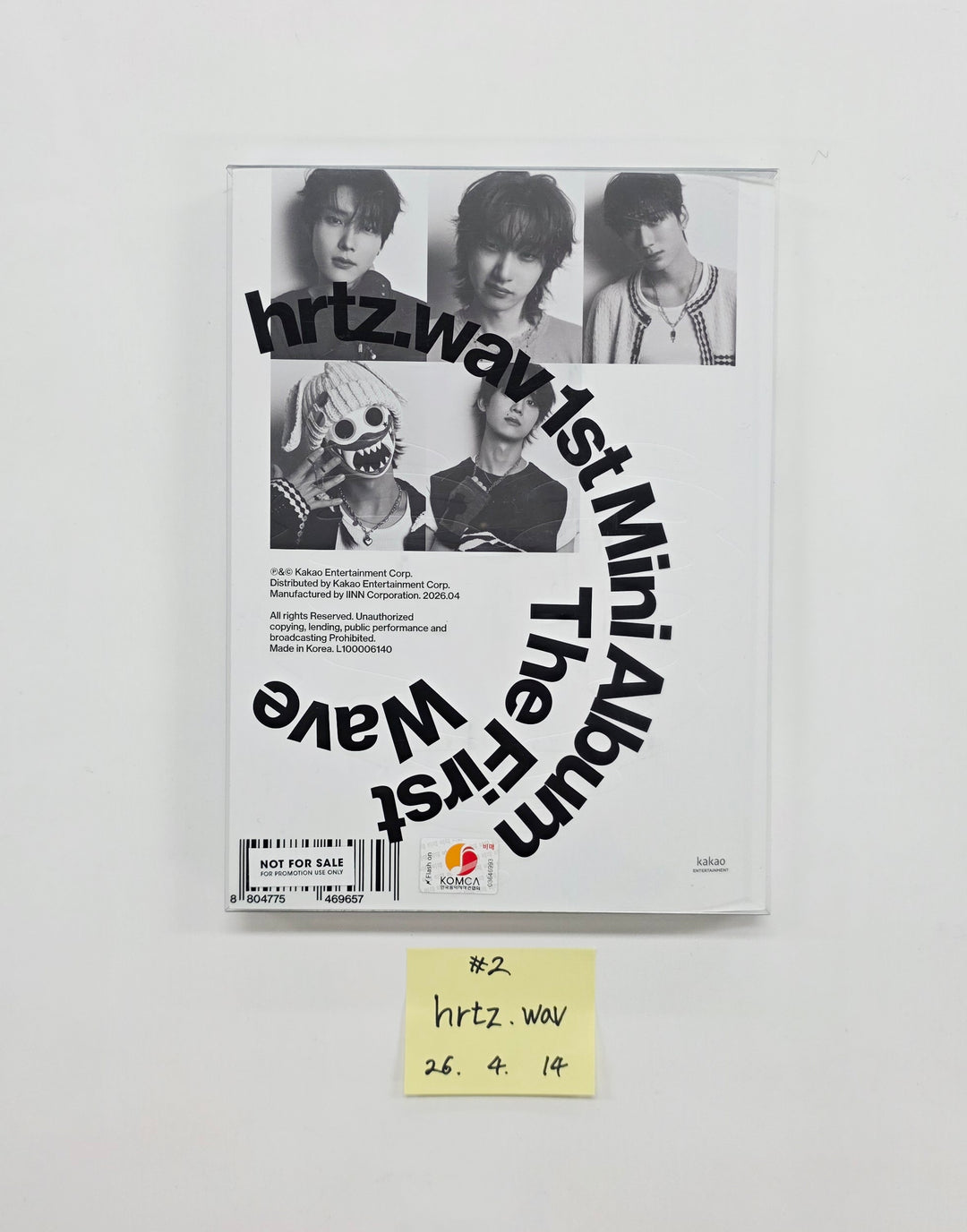 hrtz.wav "The First Wave" - Hand Autographed(Signed) Promo Album [26.04.14]