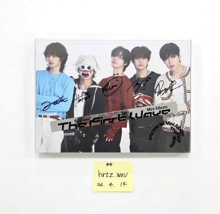hrtz.wav "The First Wave" - Hand Autographed(Signed) Promo Album [26.04.14]