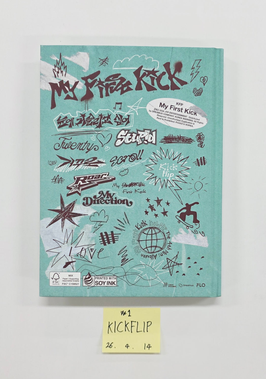 KickFlip "My First Kick" - Hand Autographed(Signed) Promo Album [26.04.14]