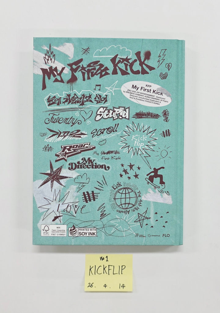 KickFlip "My First Kick" - Hand Autographed(Signed) Promo Album [26.04.14]