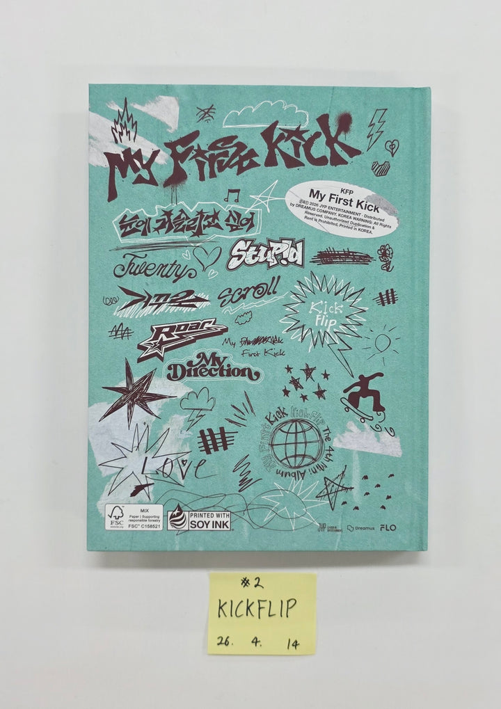 KickFlip "My First Kick" - Hand Autographed(Signed) Promo Album [26.04.14]