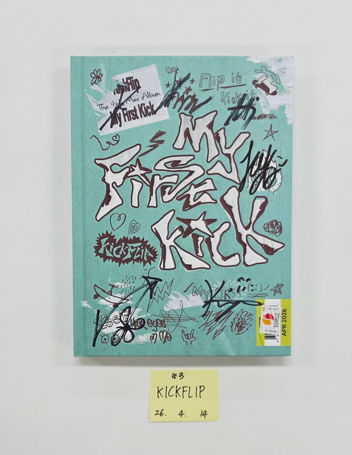 KickFlip "My First Kick" - Hand Autographed(Signed) Promo Album [26.04.14]