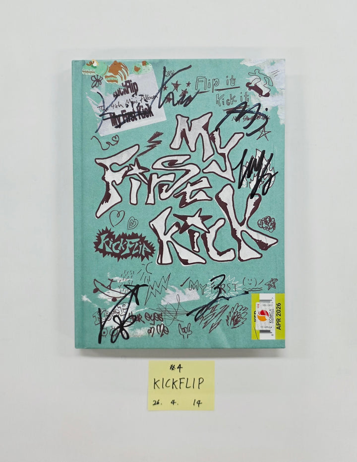KickFlip "My First Kick" - Hand Autographed(Signed) Promo Album [26.04.14]