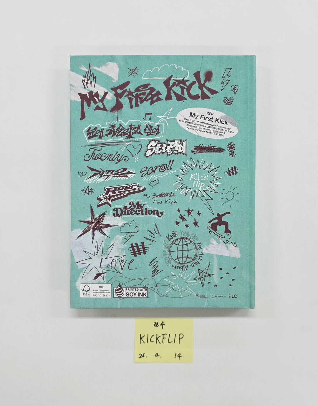KickFlip "My First Kick" - Hand Autographed(Signed) Promo Album [26.04.14]