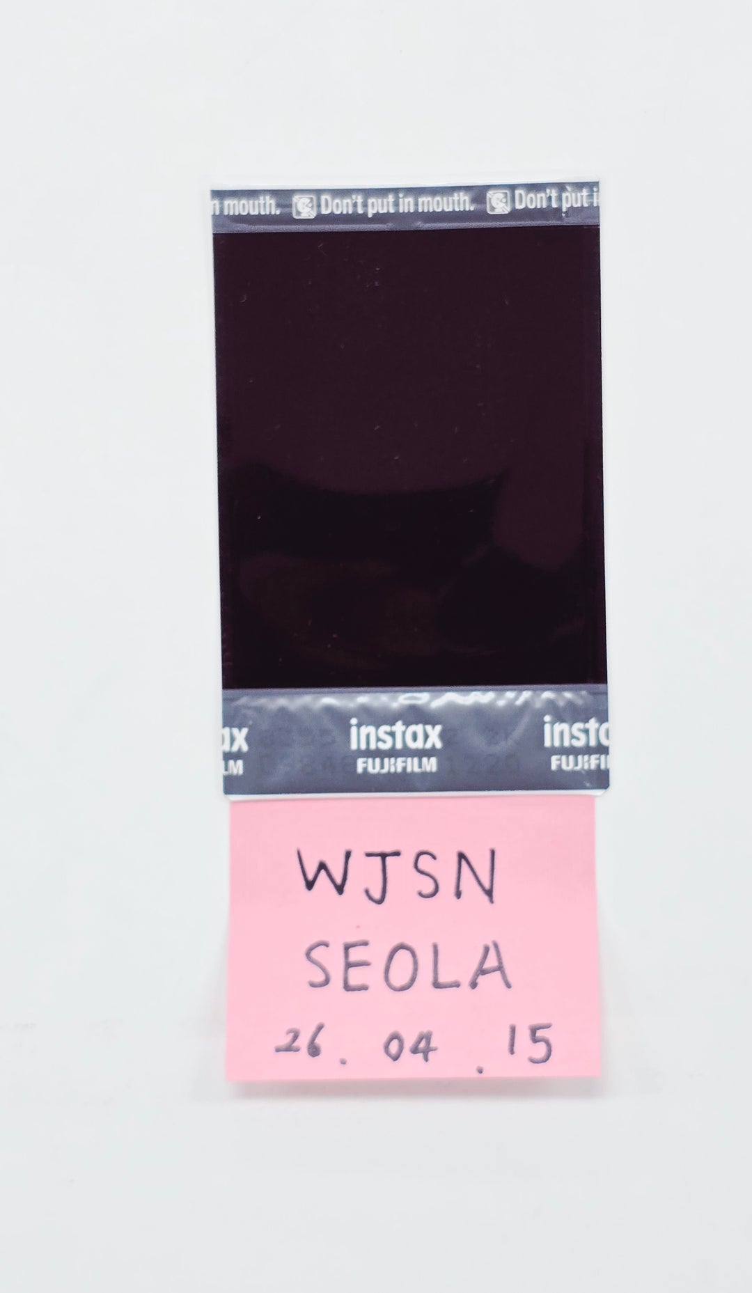 SEOLA (Of WJSN) - Hand Autographed(Signed) Polaroid [26.04.15]